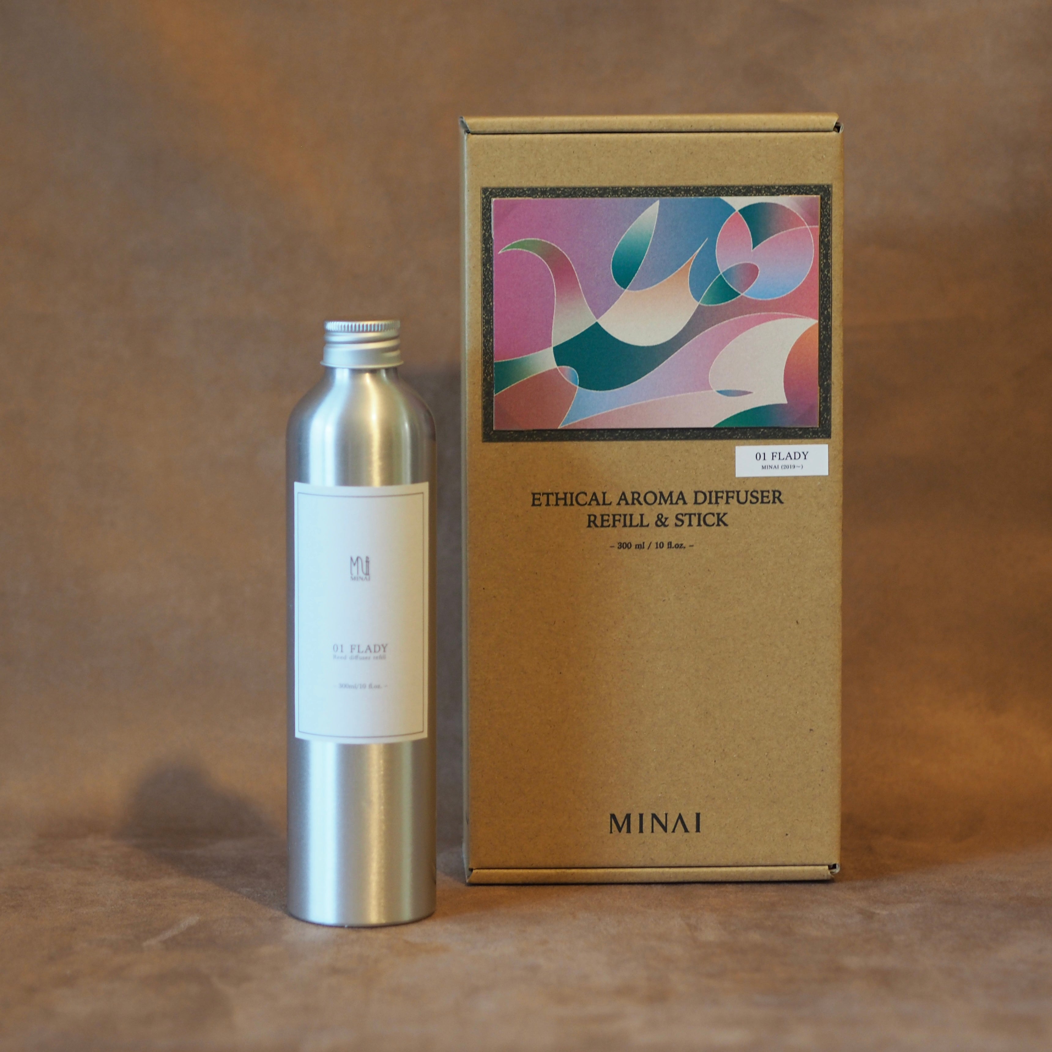 ETHICAL AROMA DIFFUSER REFILL & STICK 01.FLADY (フレディ)