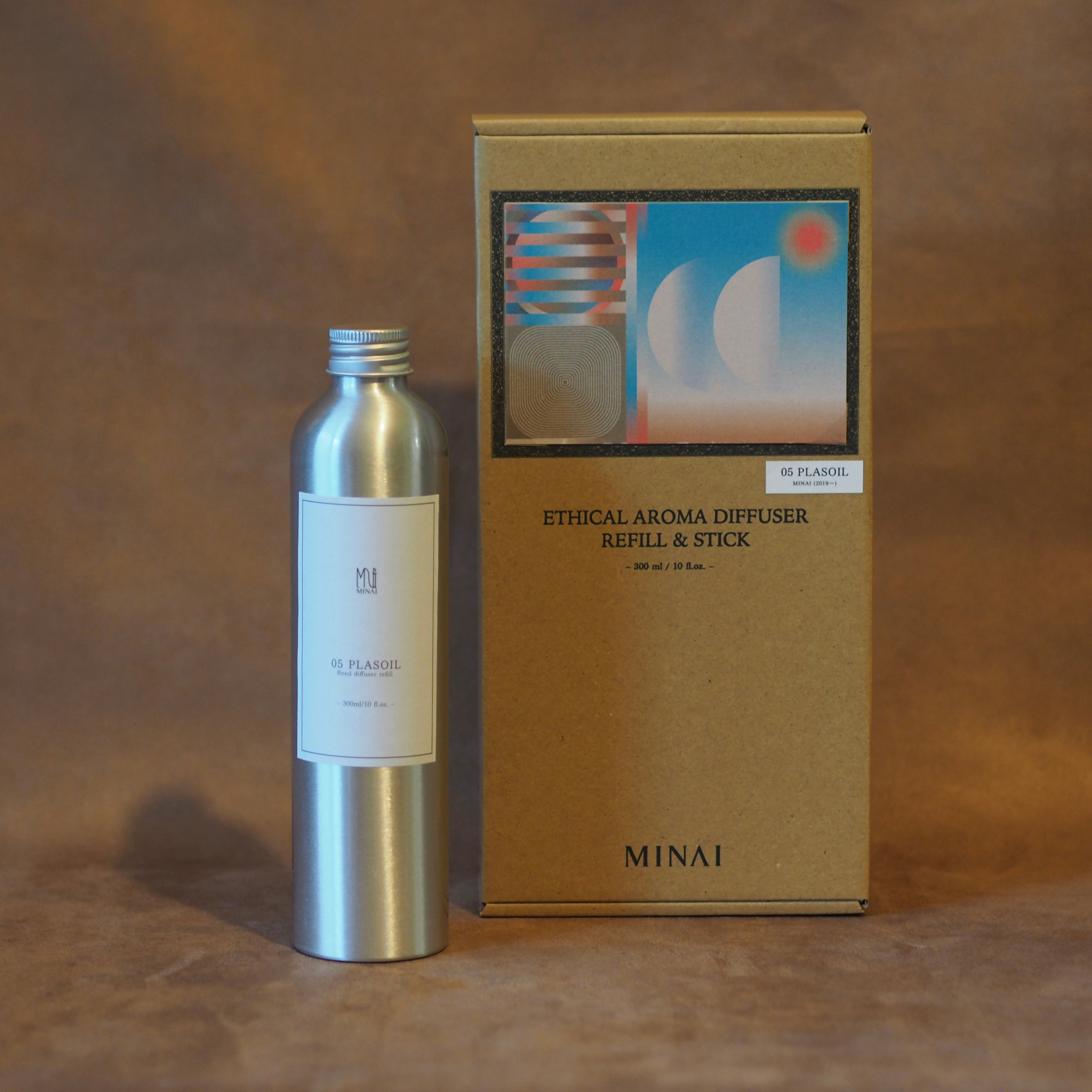 ETHICAL AROMA DIFFUSER REFILL & STICK 05.PLASOIL (プレソイル)