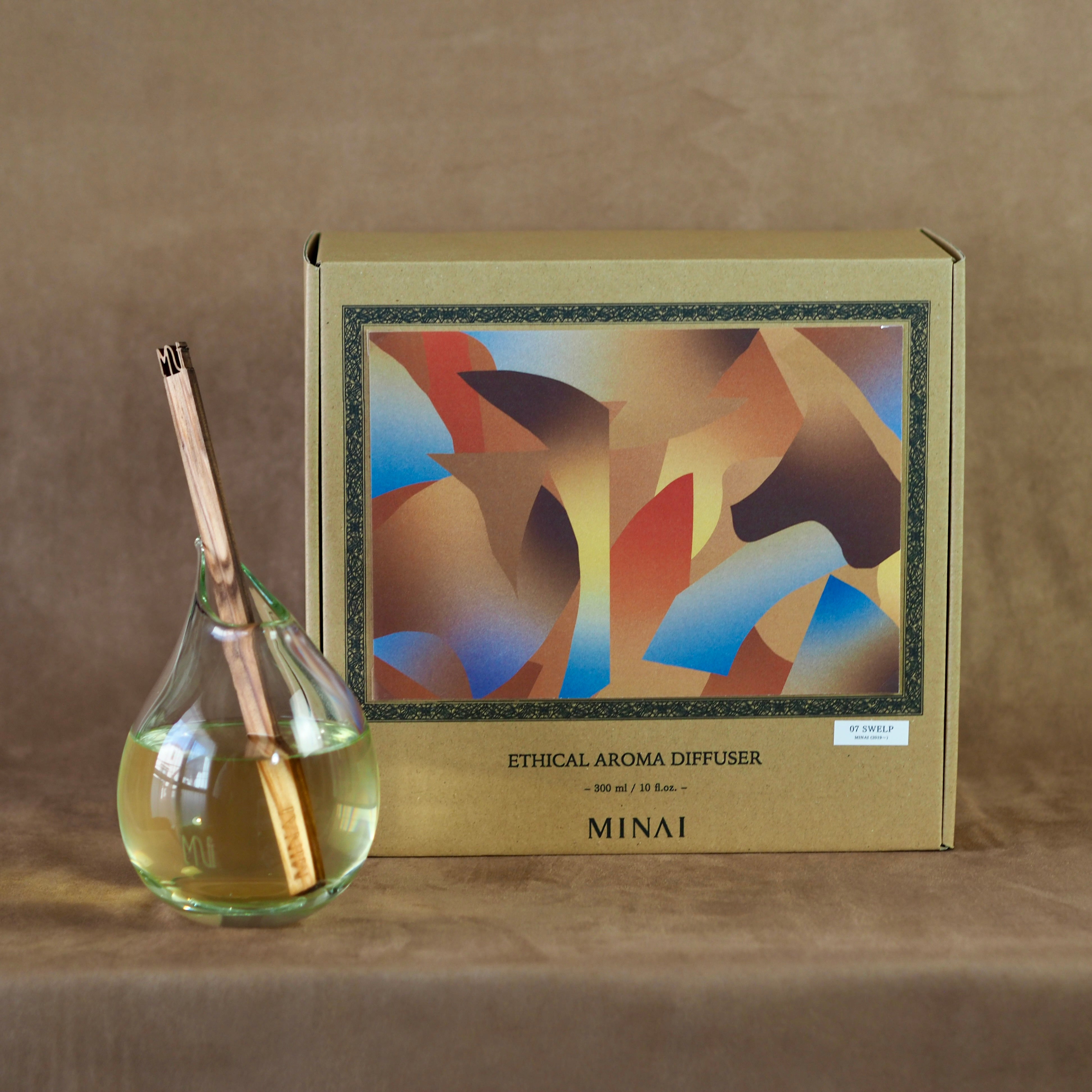 BLOWN GLASS AROMA DIFFUSER 07.SWELP (スウェル)