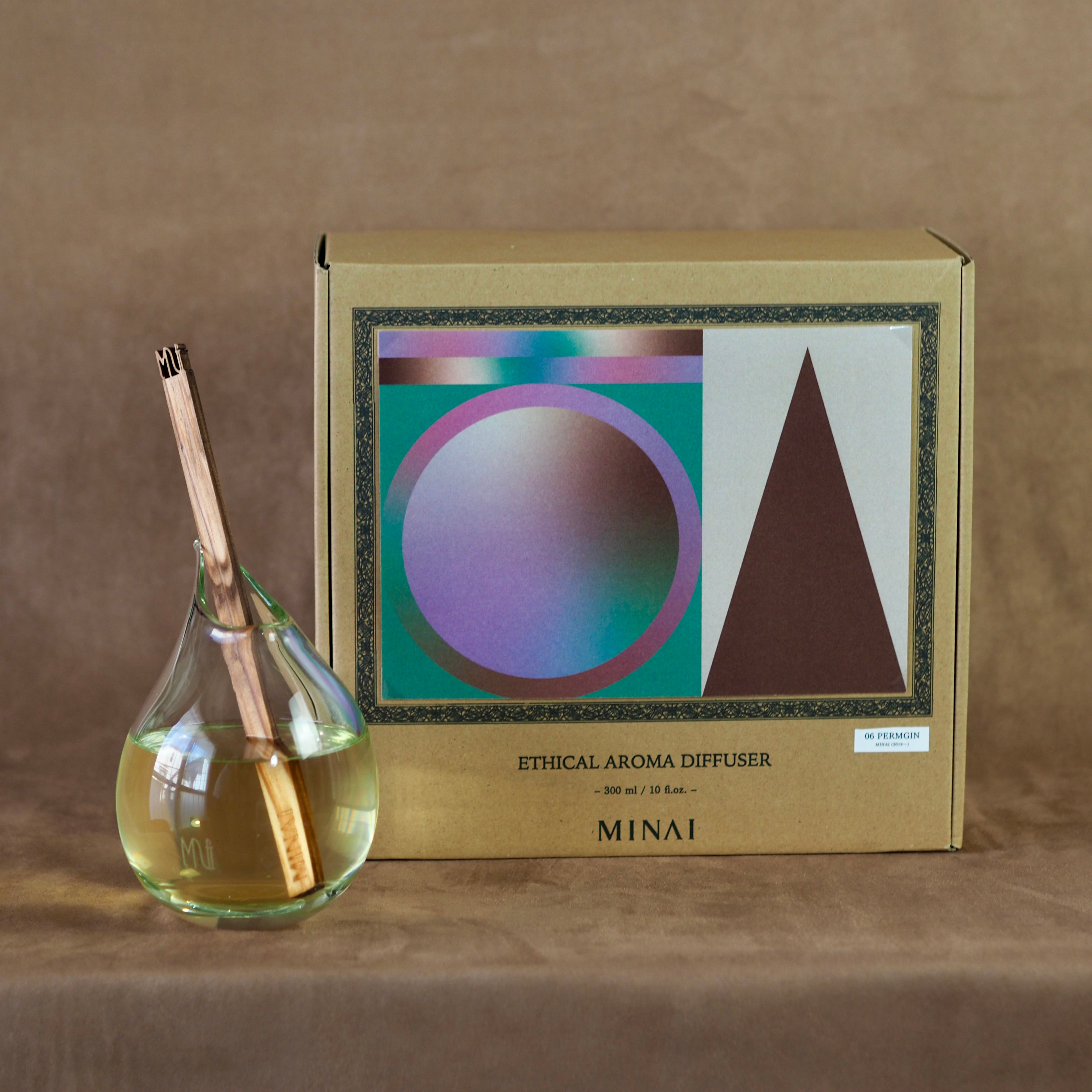 BLOWN GLASS AROMA DIFFUSER 06.PERMGIN (パームジン)