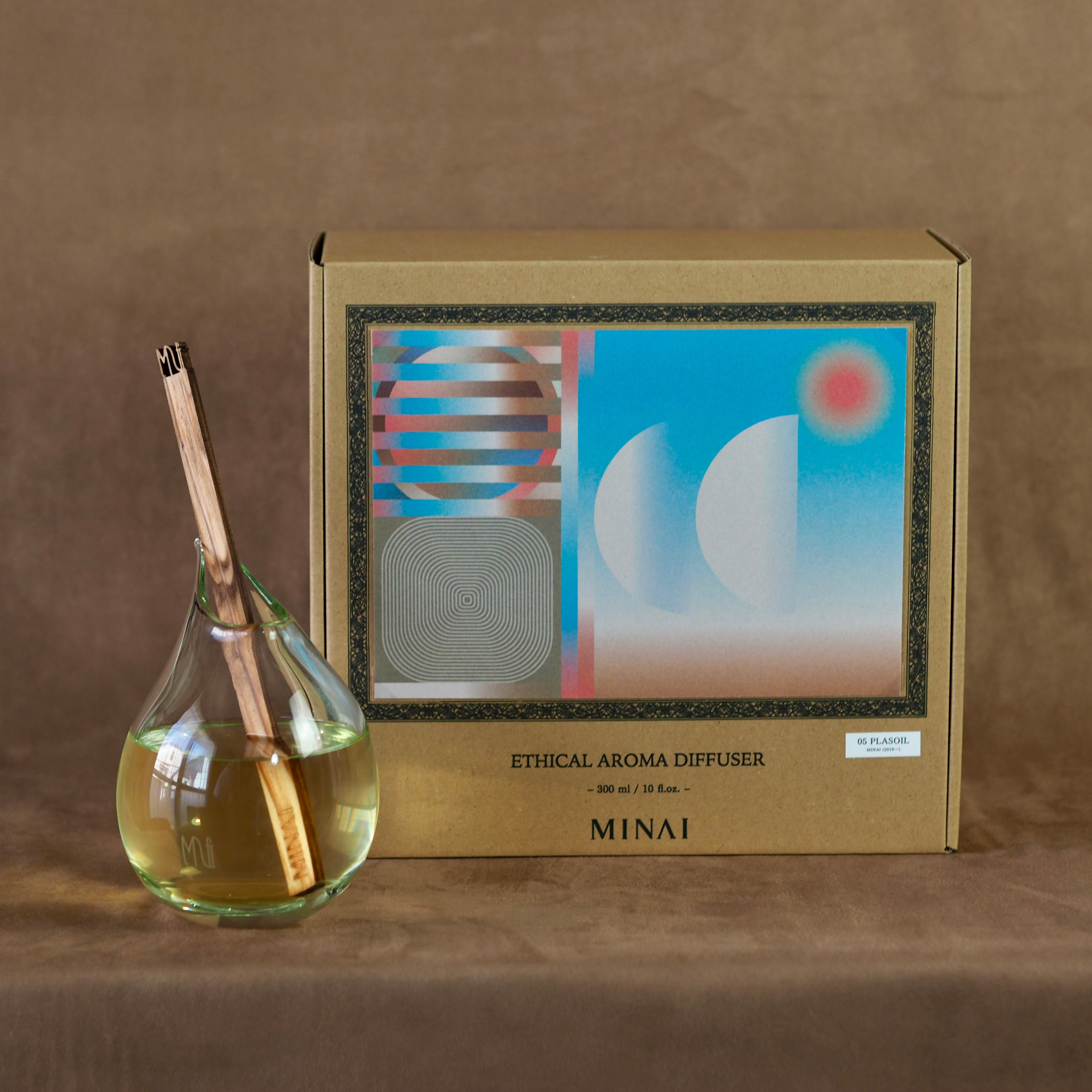 BLOWN GLASS AROMA DIFFUSER 05.PLASOIL (プレソイル)