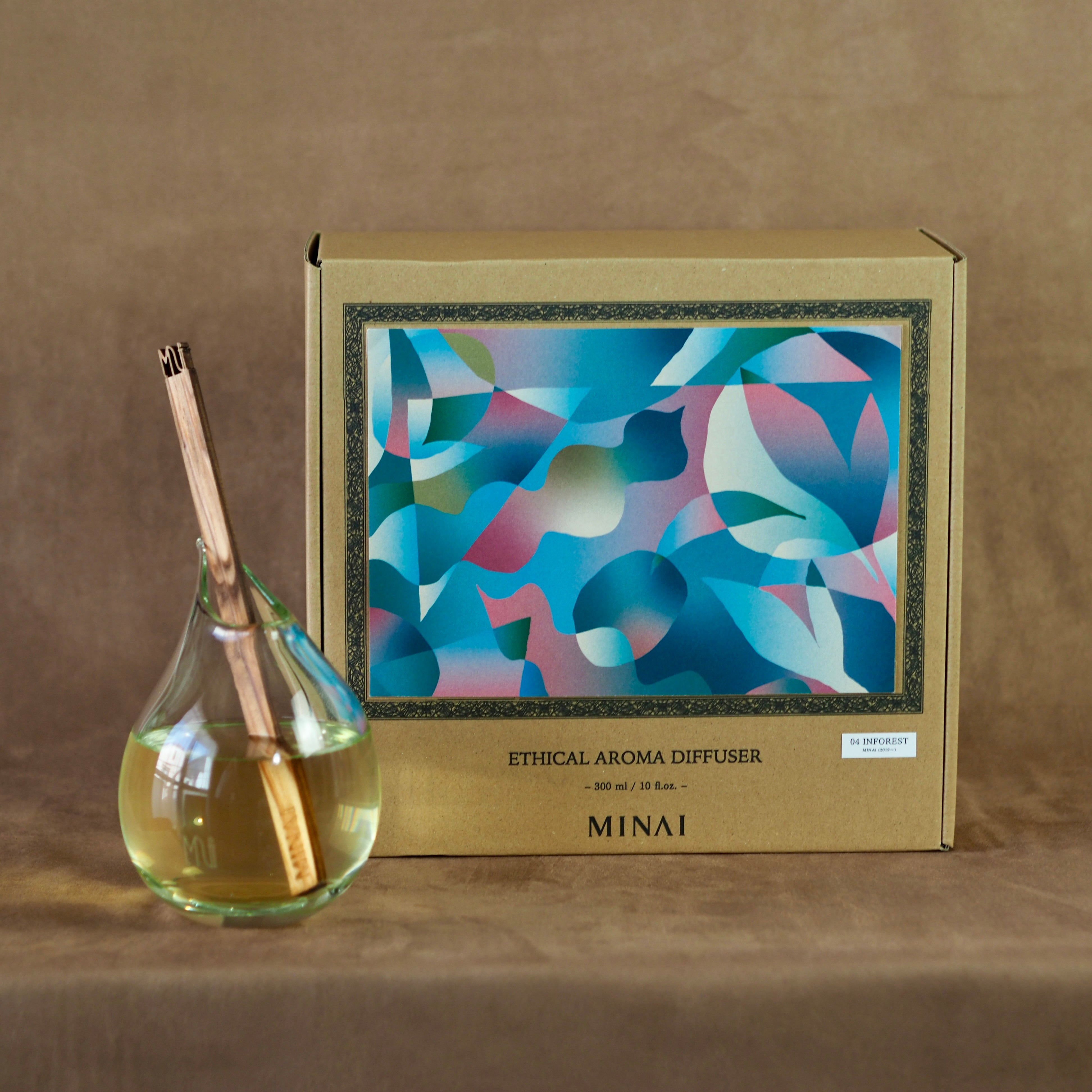 BLOWN GLASS AROMA DIFFUSER 04.INFOREST (インフォレスト)