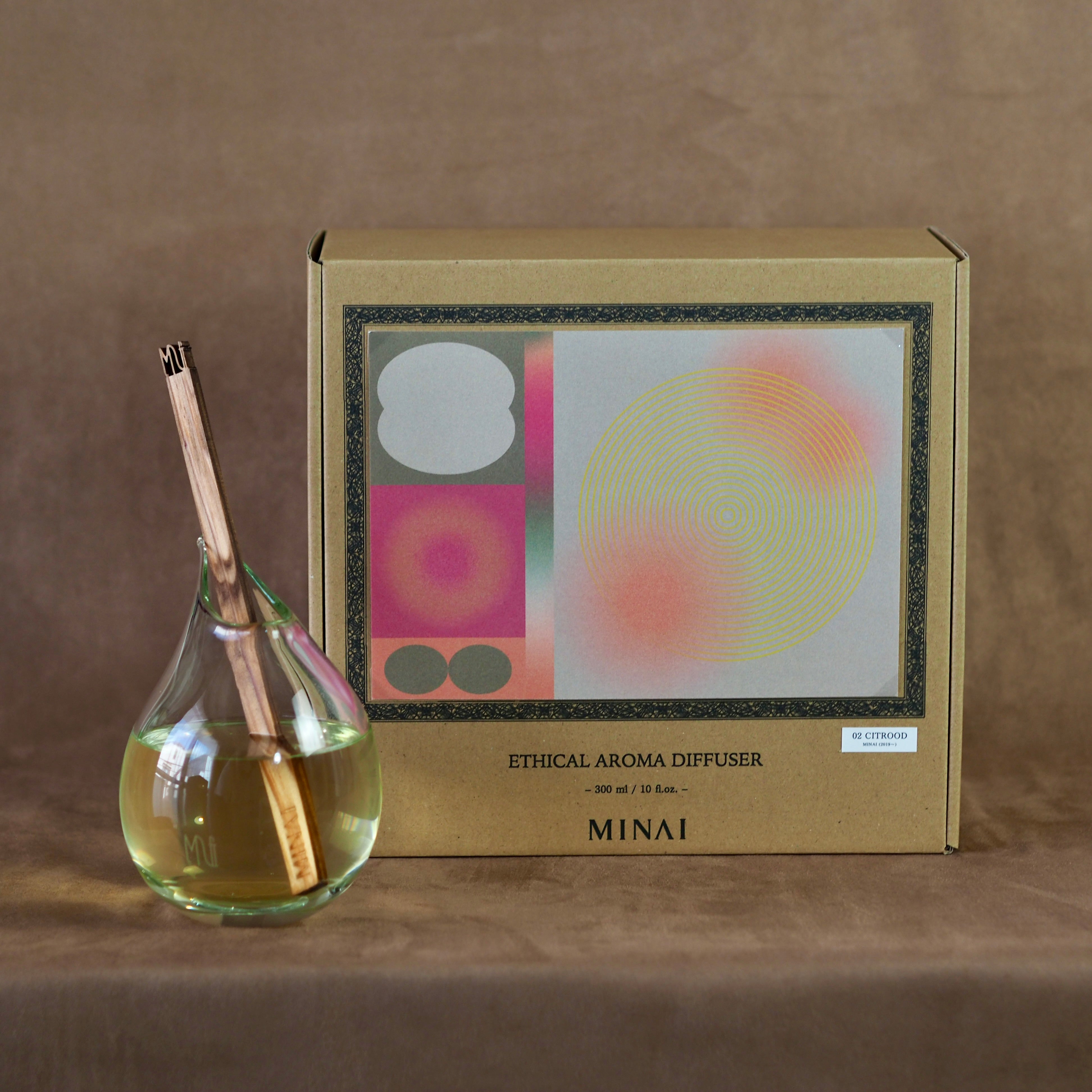 BLOWN GLASS AROMA DIFFUSER 02.CITROOD (シトルード)