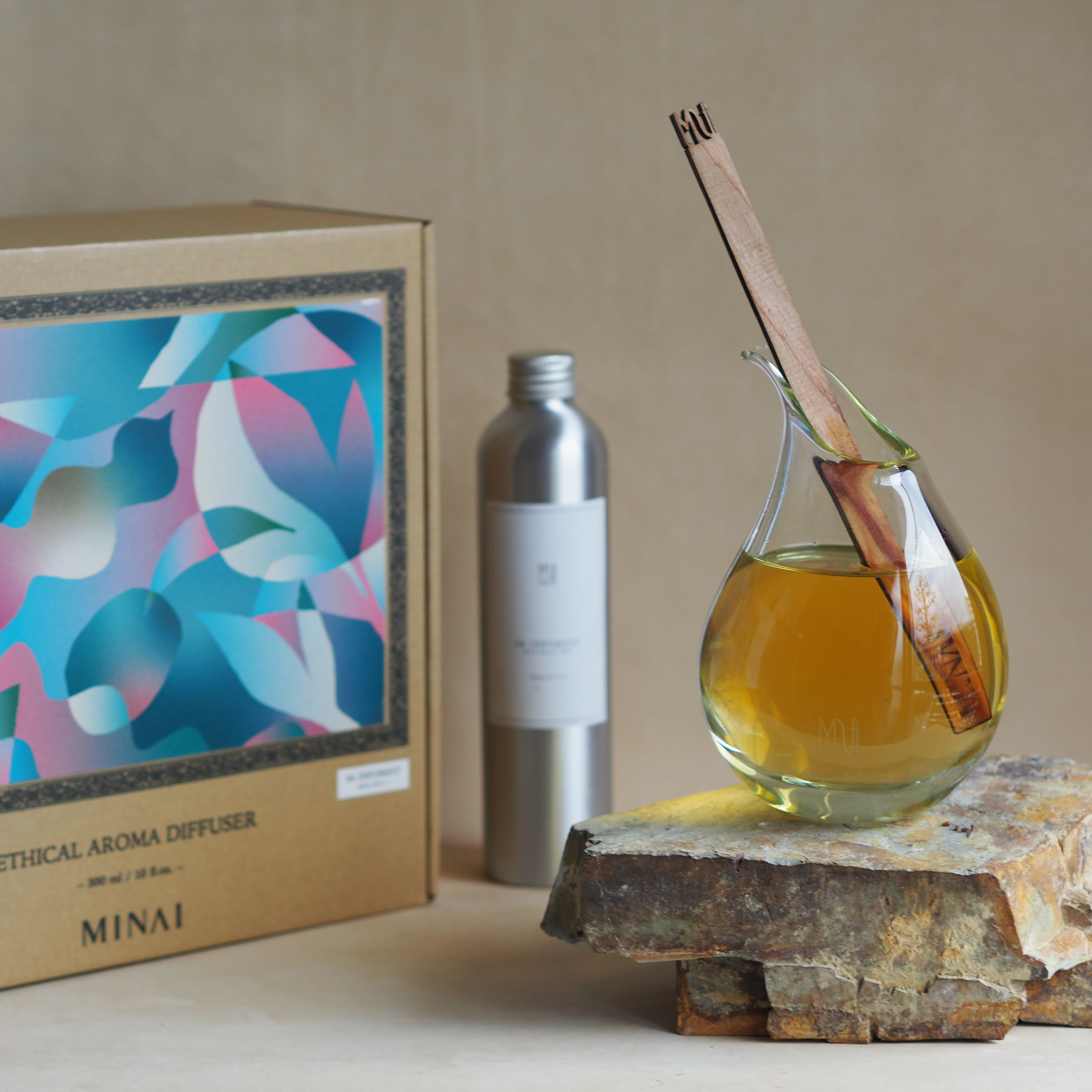 BLOWN GLASS AROMA DIFFUSER 04.INFOREST (インフォレスト)