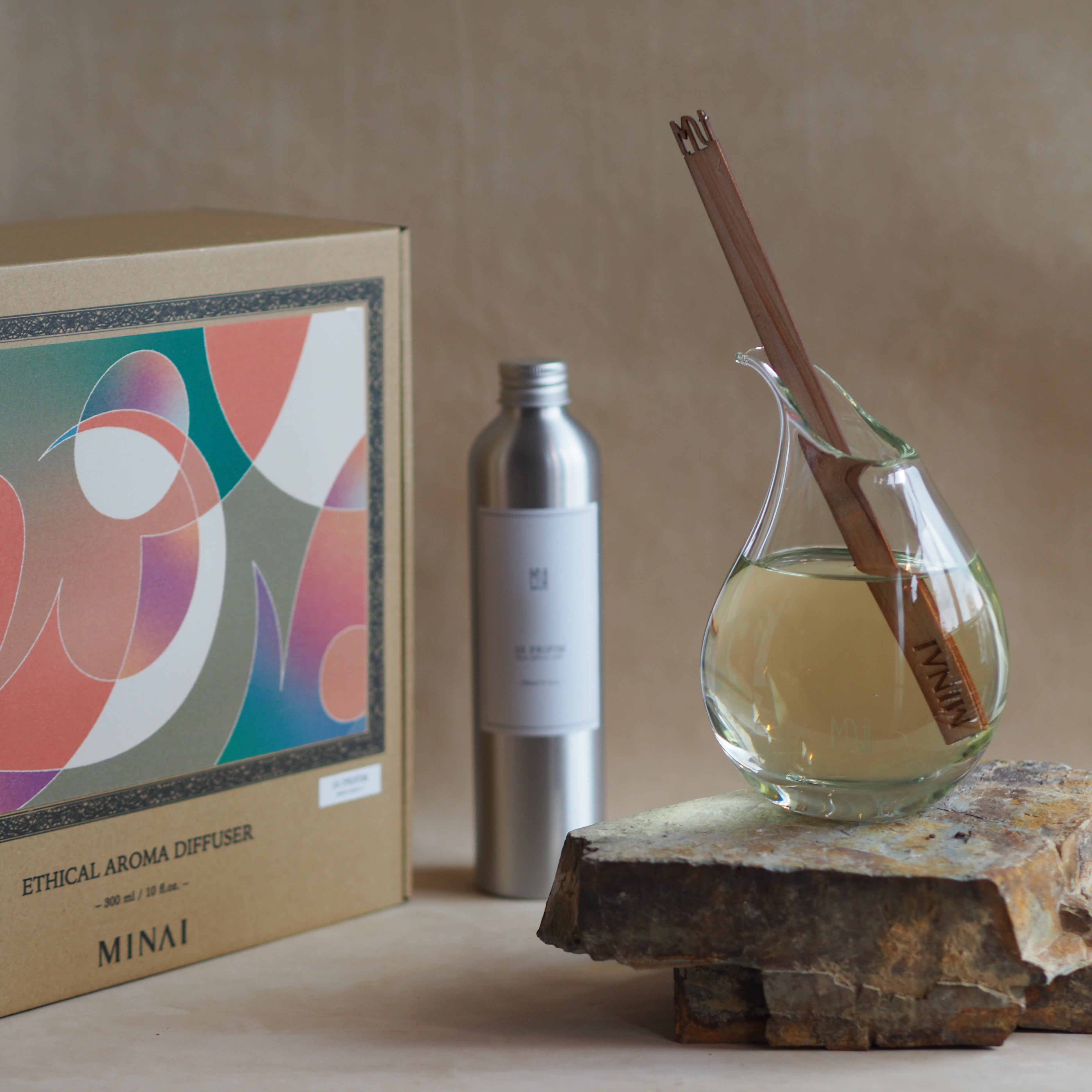 BLOWN GLASS AROMA DIFFUSER 10.PRIFIM(プリフィム)