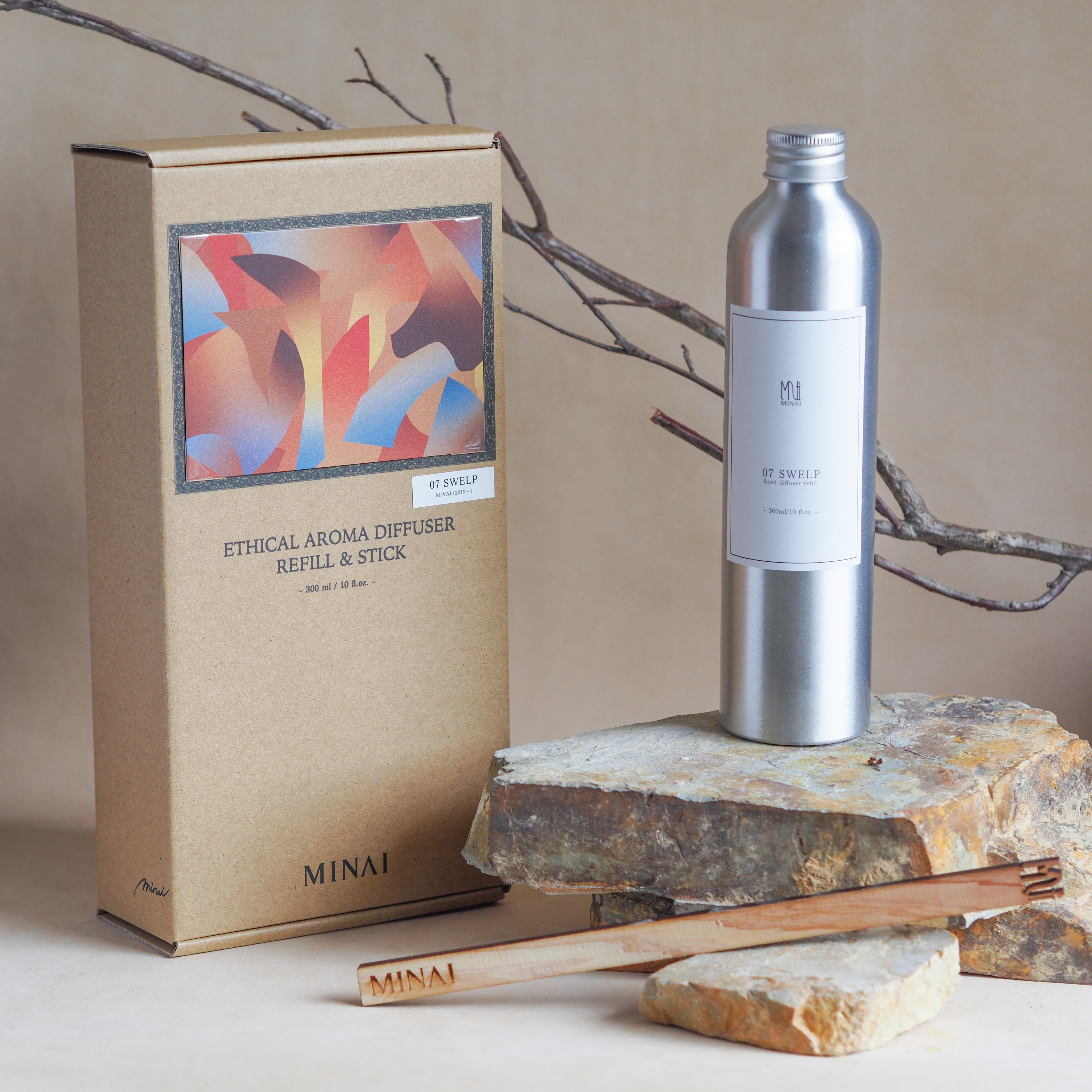ETHICAL AROMA DIFFUSER REFILL & STICK 07.SWELP (スウェル)