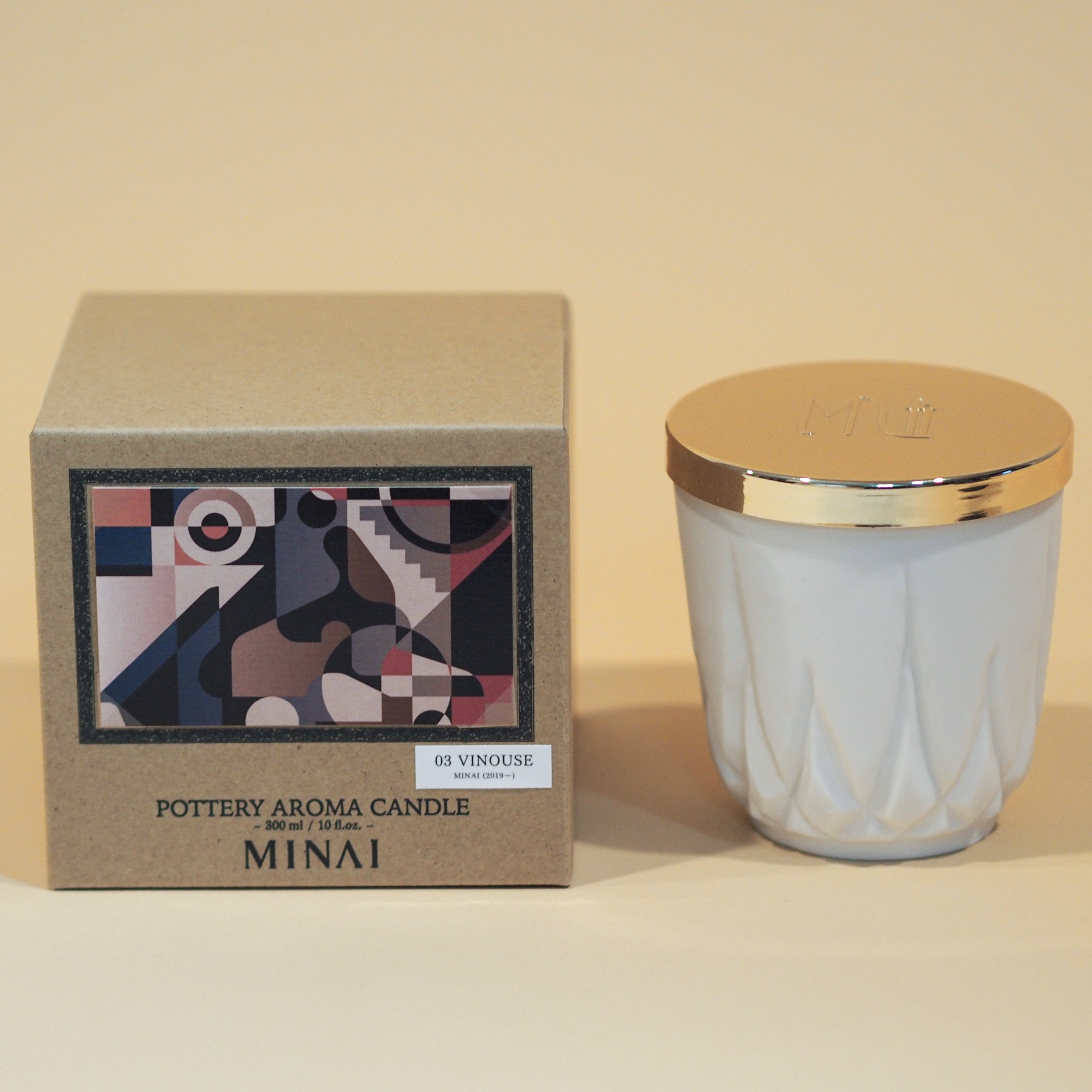 POTTERY AROMA CANDLE 03.VINOUSE (ビノウス)