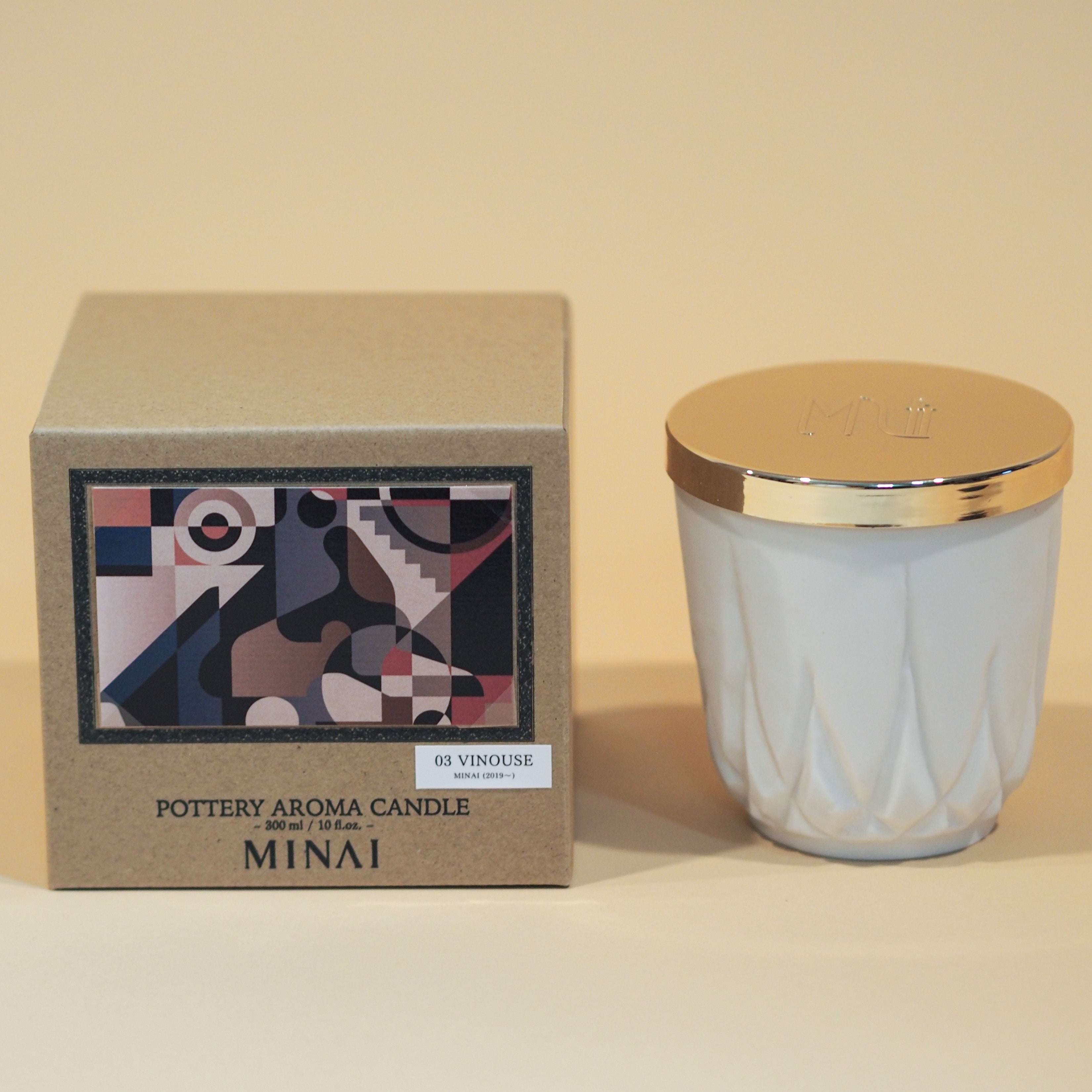 POTTERY AROMA CANDLE 03.VINOUSE （ビノウス）