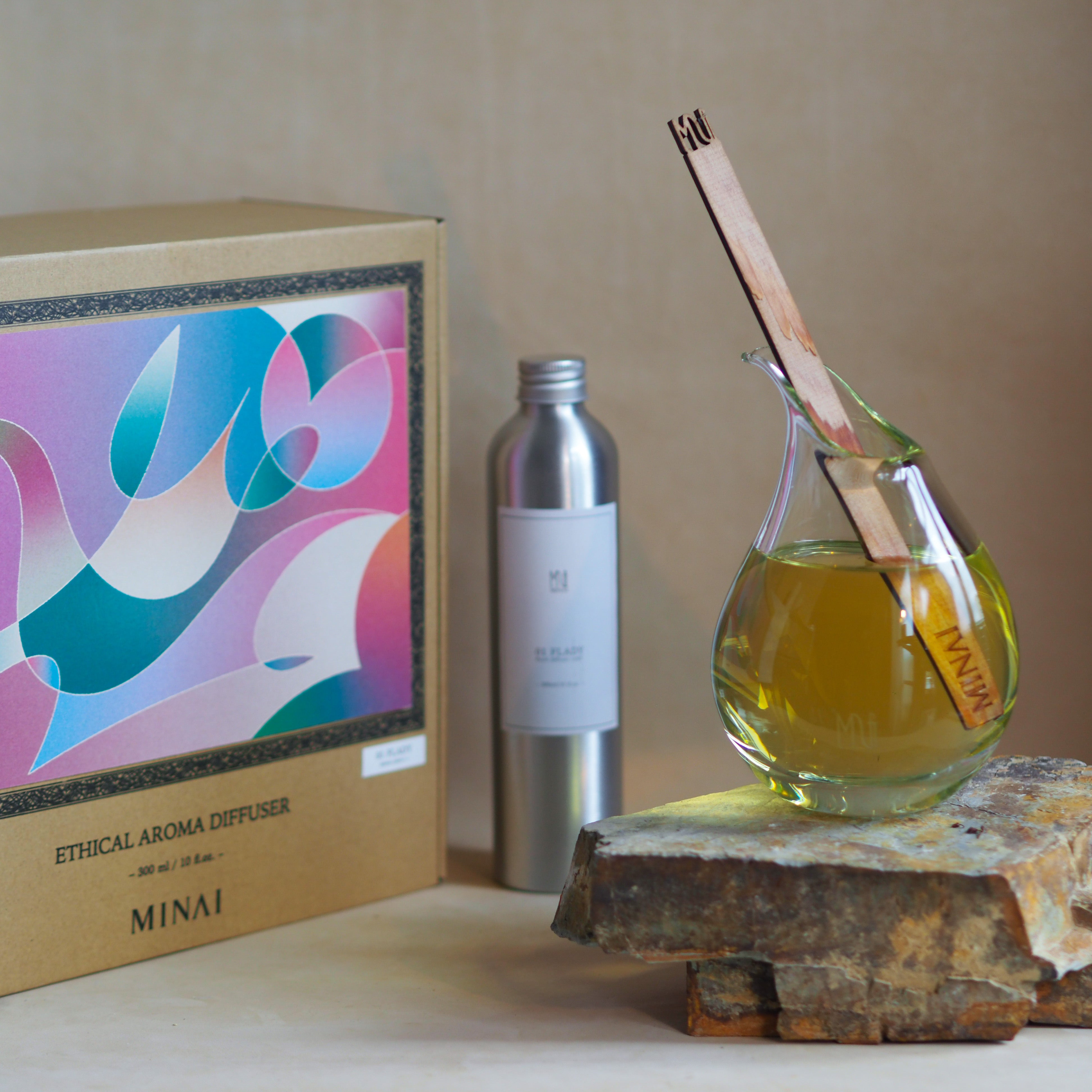 BLOWN GLASS AROMA DIFFUSER 01.FLADY (フレディ)