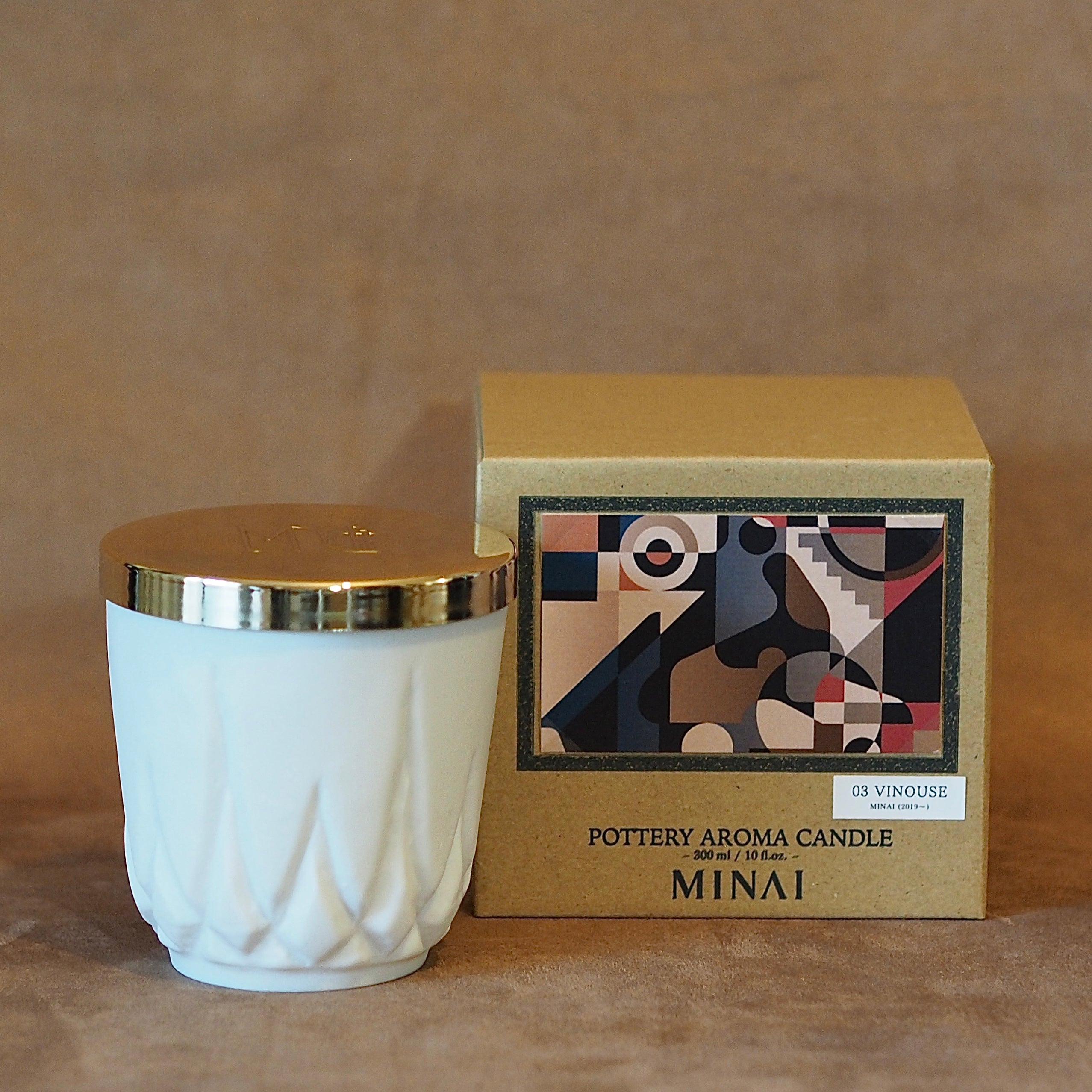 POTTERY AROMA CANDLE 03.VINOUSE （ビノウス）